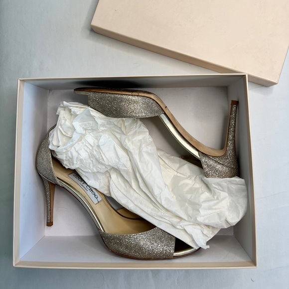 Jimmy Choo Champagne Heel Size 40 - Picture 4 of 6